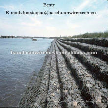 Anti-corrosion PVC coated gabion box with reasonable price in store(supplier)